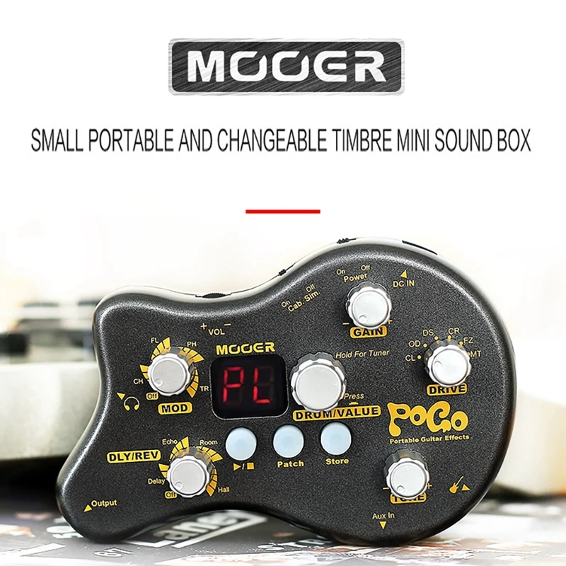 

Mooer POGO pedal guitar effect mini 5 effect 40 stroke