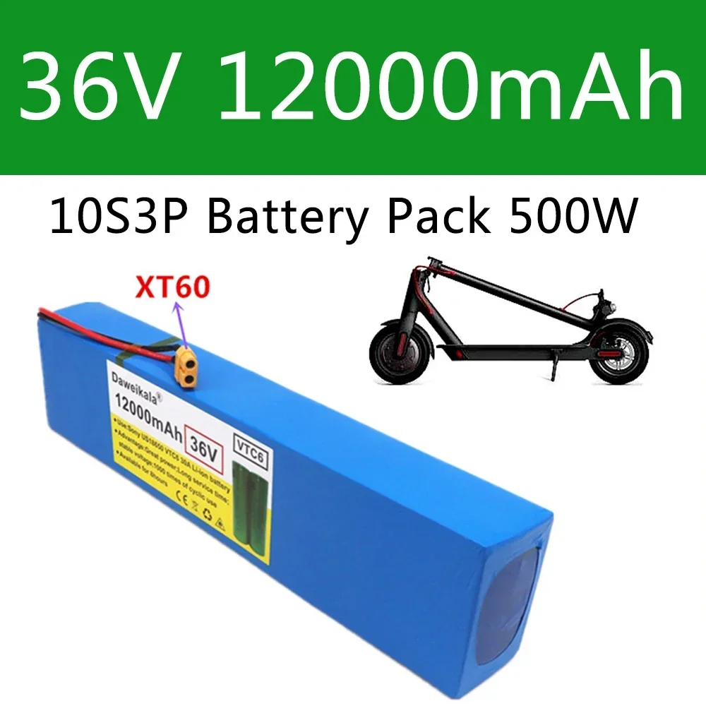 

36V 18650 Battery pack Scooter Battery Pack forXiaomi Mijia M365 36V 12000mAh Battery pack Electric Scooter BMS Board