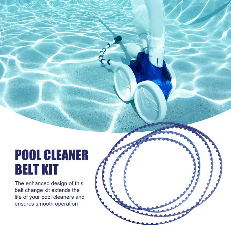 

4 Pack 9-100-1017 Large & Small Belt Pool Cleaner Parts Replacement Kit For Polaris 360/380