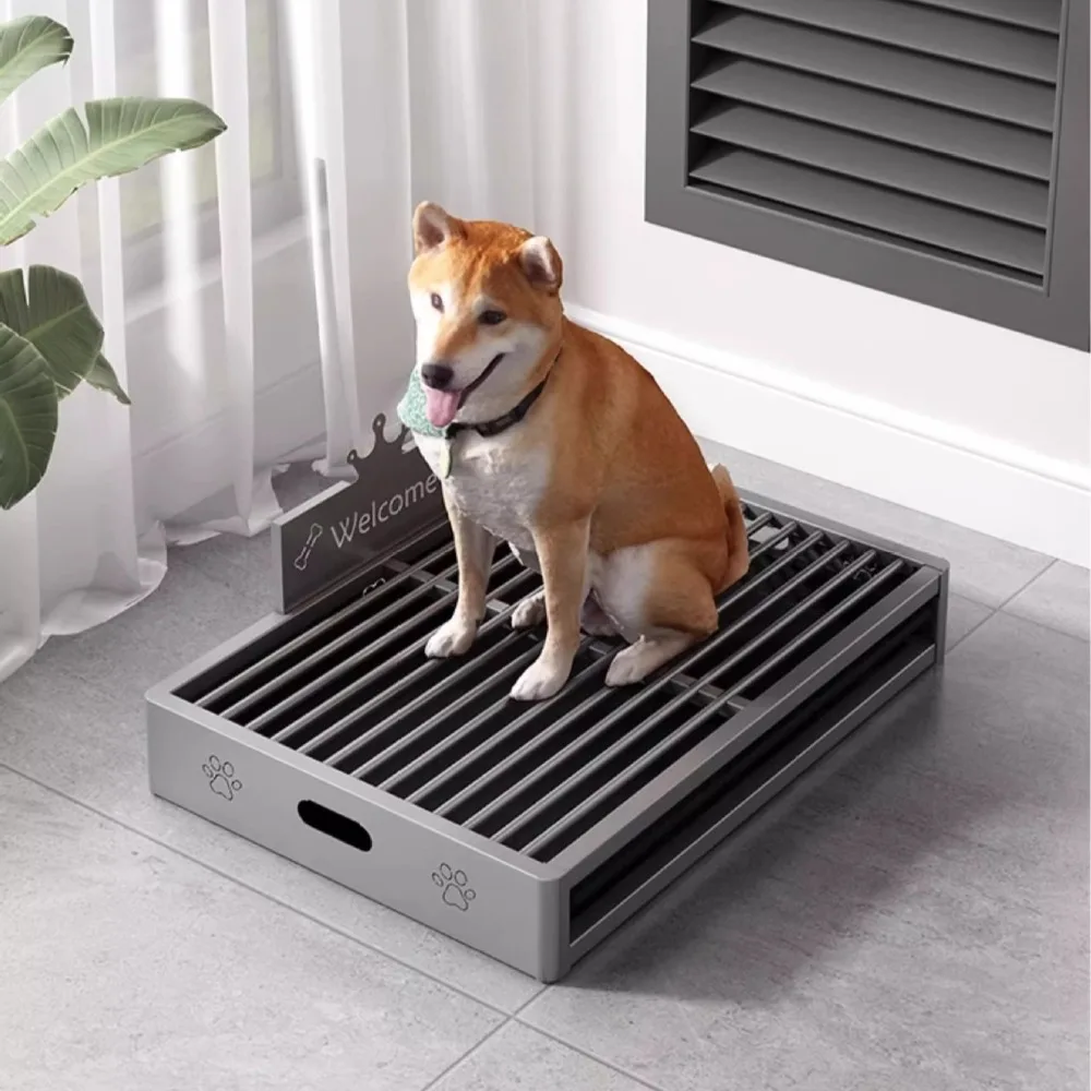 new Steel Frame Dog Toilets Drawer Design Easy To Clean Heighten Dog Toilet Urinal Solid and Stable Pets Dogs Accessories