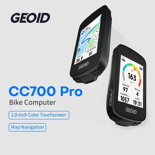 GEOID CC700 Pro ordenador de bicicleta GPS pantalla táctil de 2,8 pulgadas velocímetro de bicicleta mapa Global navegación odómetro de ciclismo para Strava