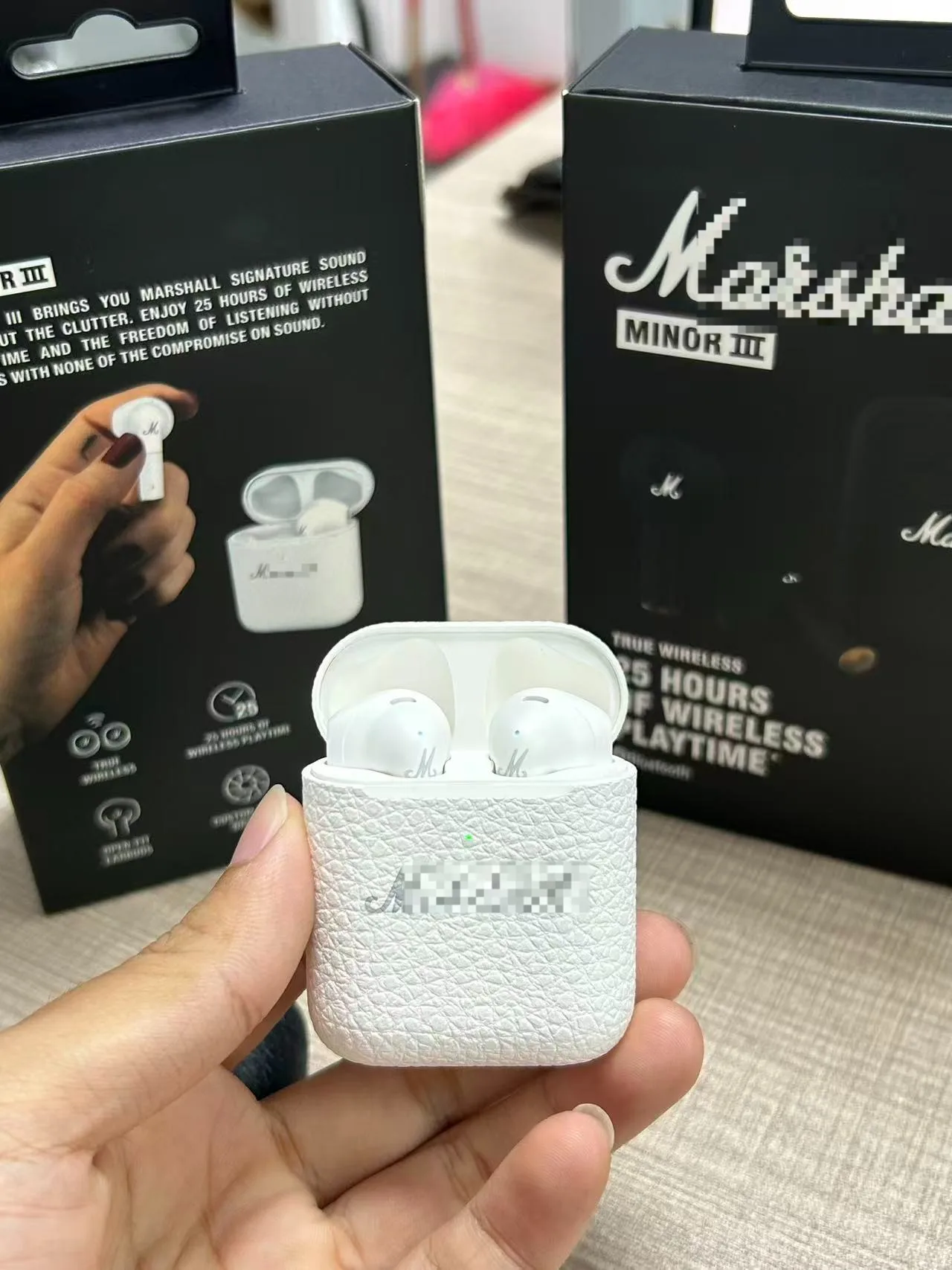 2025 New Fashion MARSHAL Semi-In-Ear Bass Headphones High-End MINOR III Wireless Bluetooth Earphones