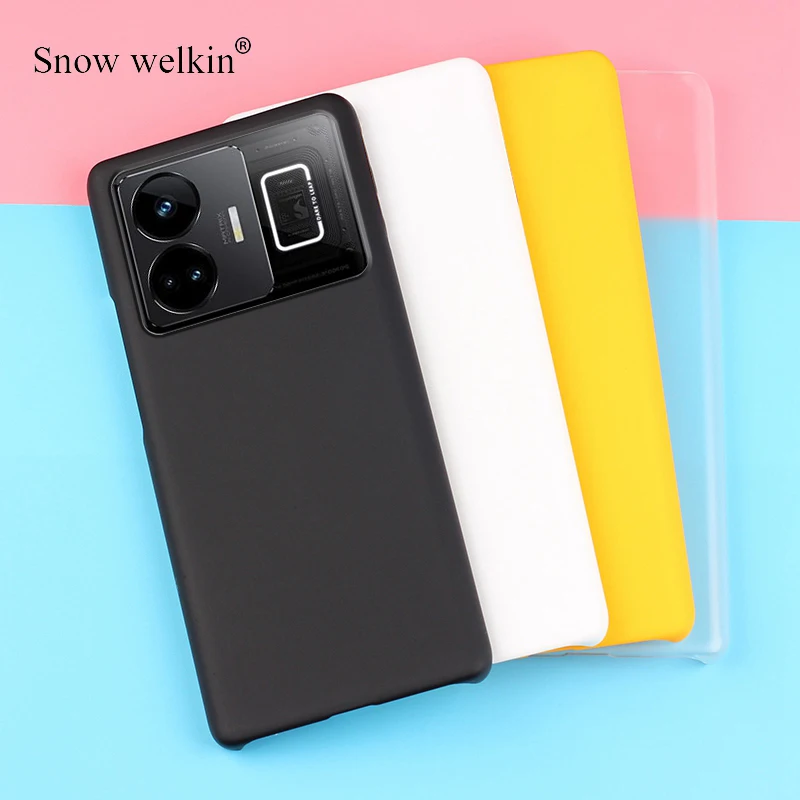 For Realme GT Neo 5 Luxury Rubberized Matte Hard Plastic Case Cover For Realme GT Neo 5 SE 5SE Back Phone Cases Cover Coque