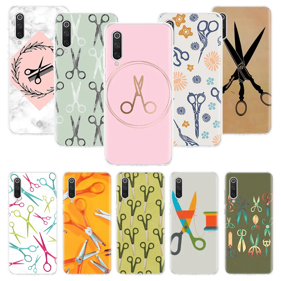 Hair Stylist Scissors Brush switch Novelty Phone Case For Xiaomi Redmi Note 13 12S 12 11S 10 9 8 10S 11 11T 11E Pro Plus + 9S 8T