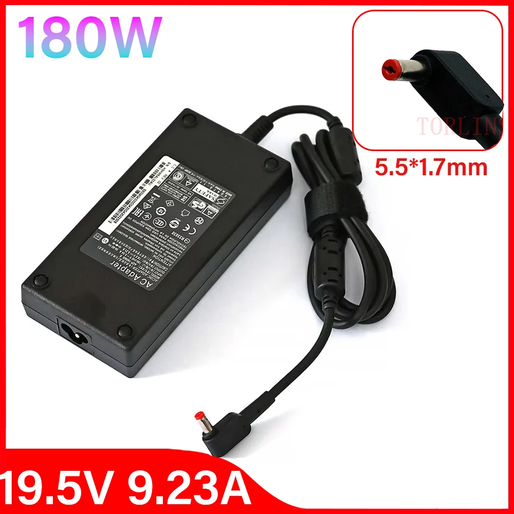 19.5V 9.23A 180W AC Power Adapter Charger For Acer Predator Helios 300 G3-571-73H3 G3-572-763V Gaming Laptop PC ADP-180MB K
