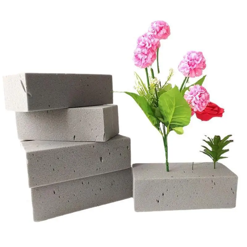 

1PC Floral Arranging Sponge Floral Foam Blocks For Fresh And Artificial Flowers Wet Valentine'S Day Flower Bouquet Decoration