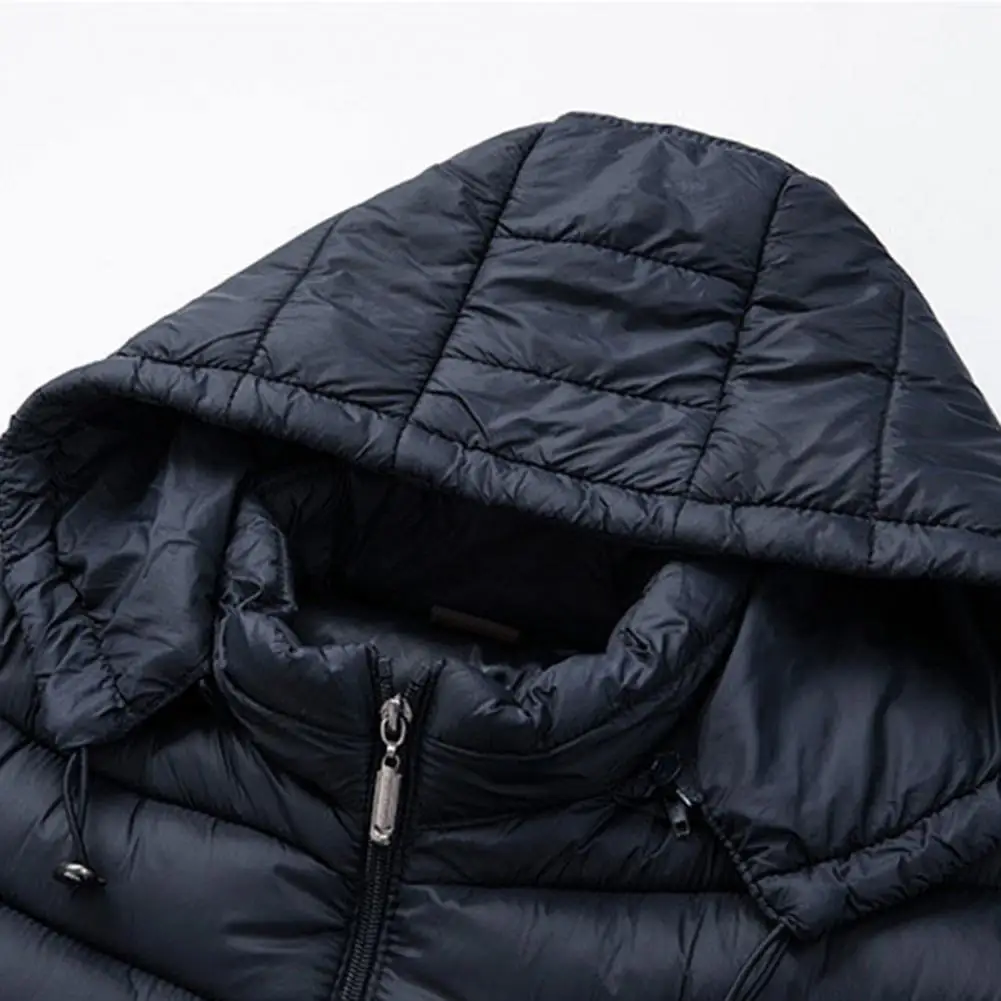 Men New Autumn Winter Warm Waterproof Parkas Jacket Coat Mens Hooded Casual Outwear Detachable Hat Outfits Parkas Coat Male