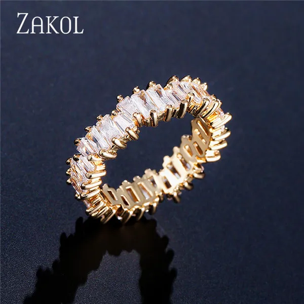 Women's Multicolor Cubic Zirconia Wedding Ring