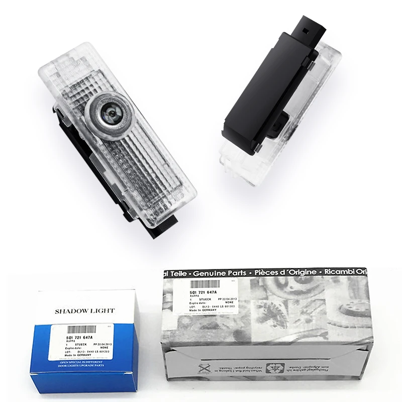 2 Stück LED Auto-Tür-Willkommenslicht Dekor-Logo für Mini Cooper R50 R53 R55 R56 R58 R59 R60 F55 F56 F60 Courtesy-Projektorlampe