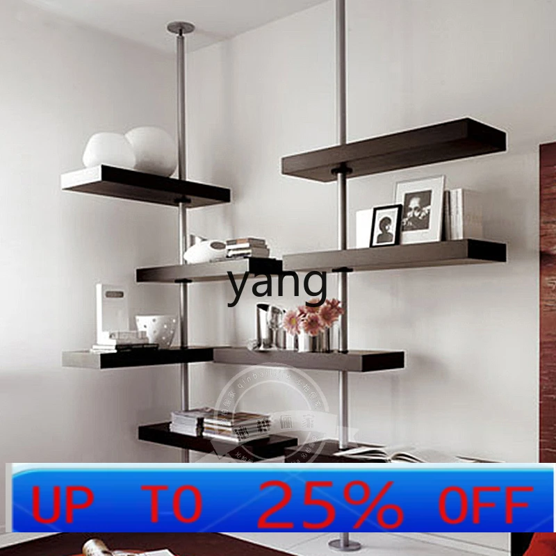 

LMMHanging Wrought Iron Shelf Restaurant Solid Wood Pose and Put Green Plant Pot Wine Glass