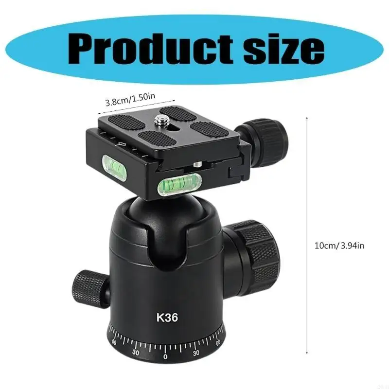 

20CB Camera Tripod With 360 Rotating Ball Head, Offering Stability Multiple Function