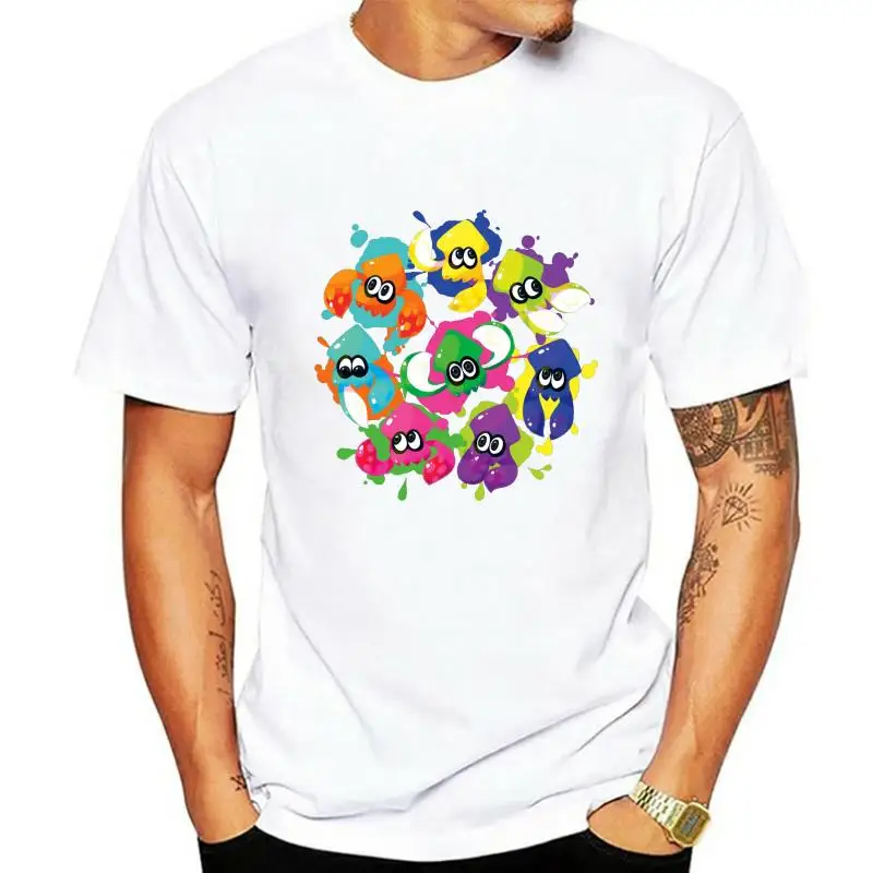 Game Splatoon T-shirt For Men Plus Size Custom Couple Tshirt