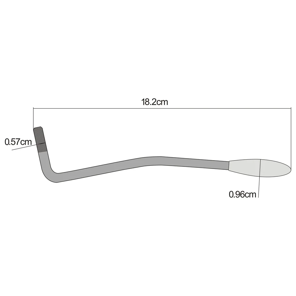 FLEOR 1pcs Electric Guitar Tremolo Arm 6mm Whammy Bar for Tremolo Bridge Guitar Accessories Black/Silver choose image 4