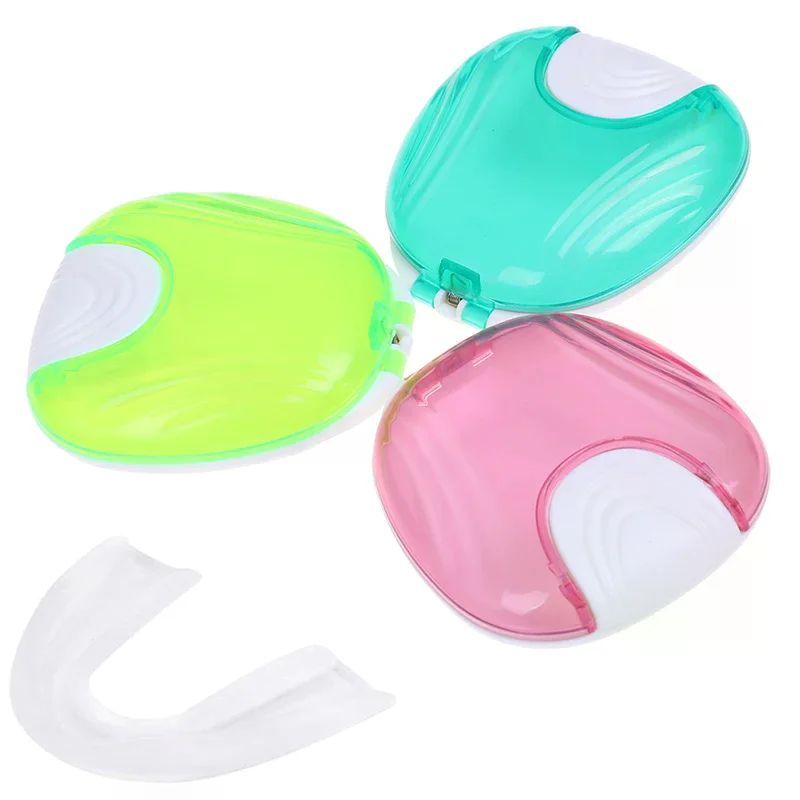 กล่องใส่ฟันปลอม 1 ชิ้น ​ กล่องใส่ฟันปลอม กล่องใส่เครื่องมือจัดฟัน กล่องใส่รีเทนเนอร์ กล่องใส่ฟันปลอม กล่องป้องกันฟันปลอม