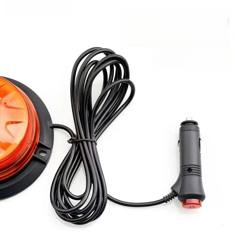 차량 및 자동차용 자석식 루프 스트로브 라이트 12V 24V 자동차 경고등 LED 회전 플래시 자동차 업그레이드 장식 액세서리