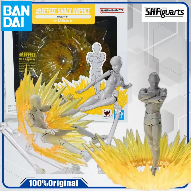 Bandai  Genuine / Original   SHF EFFECT SHOCK IMPACT ATTACHMENT     Anime Action Figures Toys For Boys /Girls /Kids /Christm