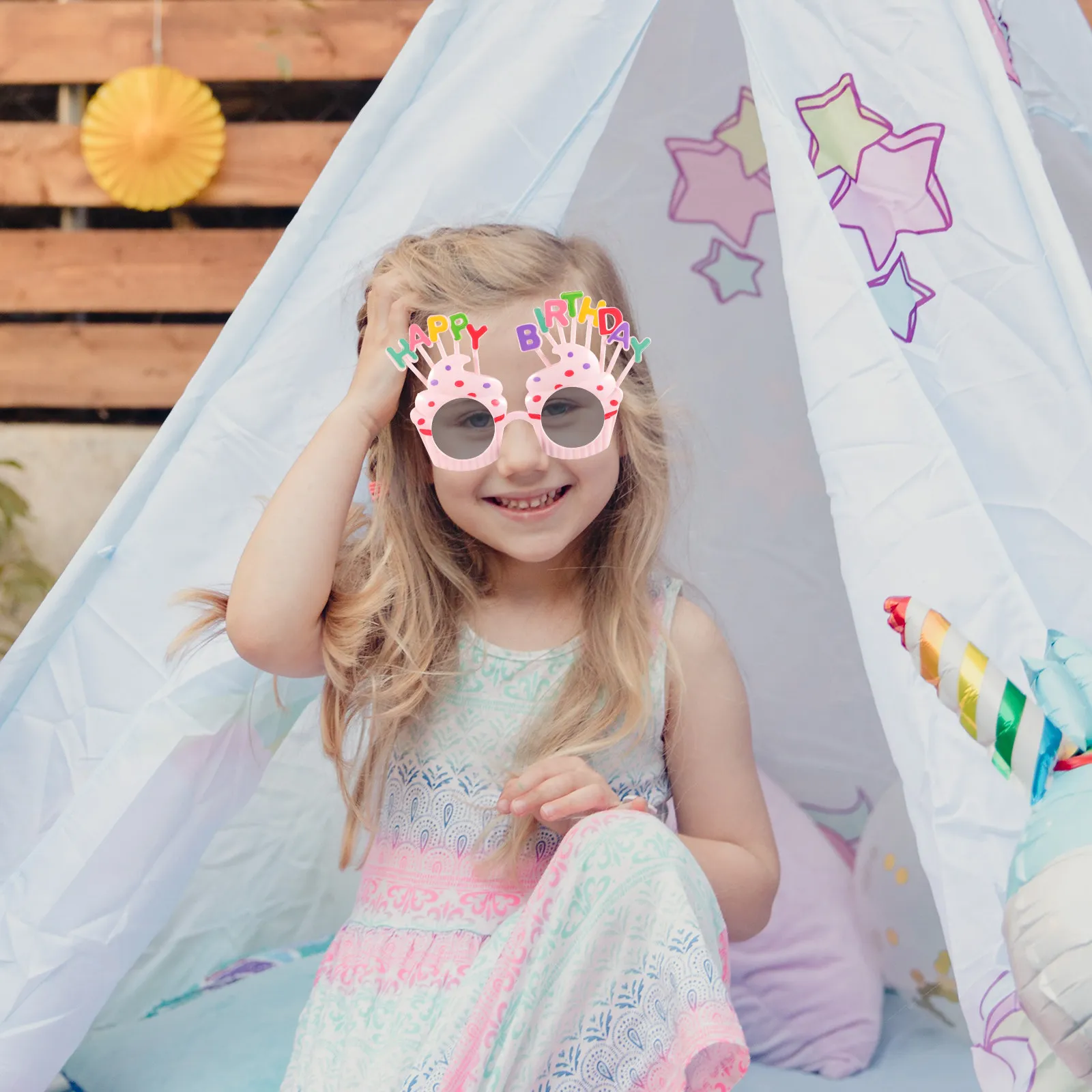 

6 шт. забавных пластиковых очков для дня рождения, необычные очки для вечеринок, реквизит для фотосессий, аксессуары для праздников, забавные очки для фото