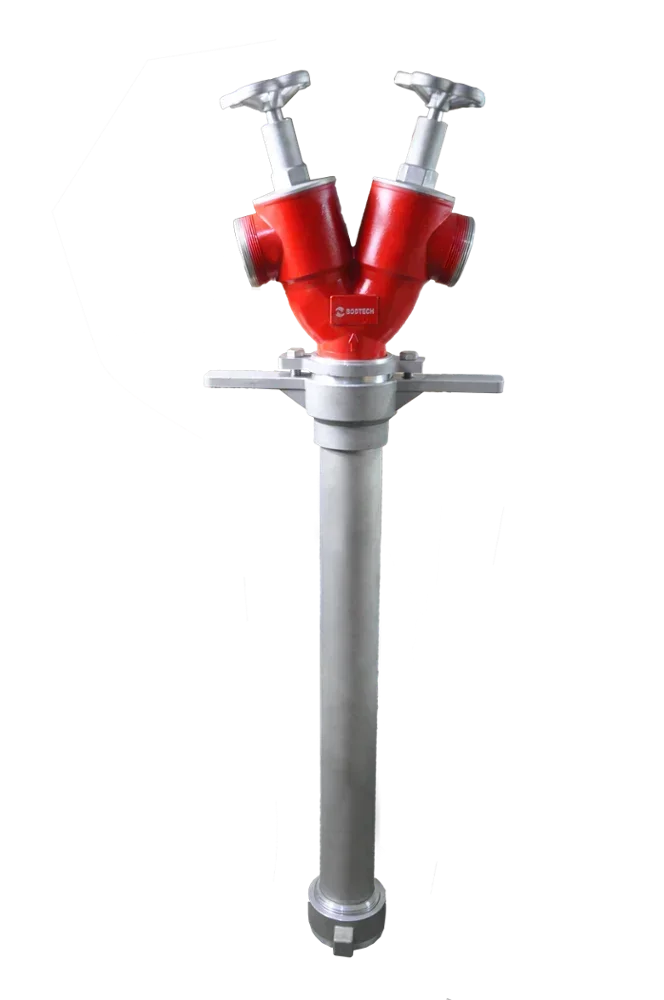 Tubo de suporte de água para hidrante de combate a incêndio ajustável de metal Okefire