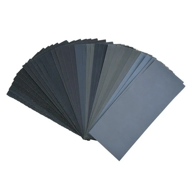 42Pcs/Set Sandpaper 120-3000 Grits, 9×3.6 Inch Sand Paper Water/Dry Sanding Paper Abrasive Tools