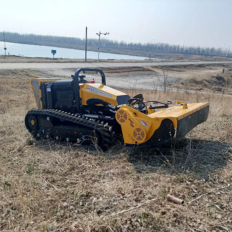 Agricultural Professional Crawler Land Reclamation Machine Terrain 4-Stroke DIY 75 HP Robot Lawn Mower 224CC 1 Year Warranty