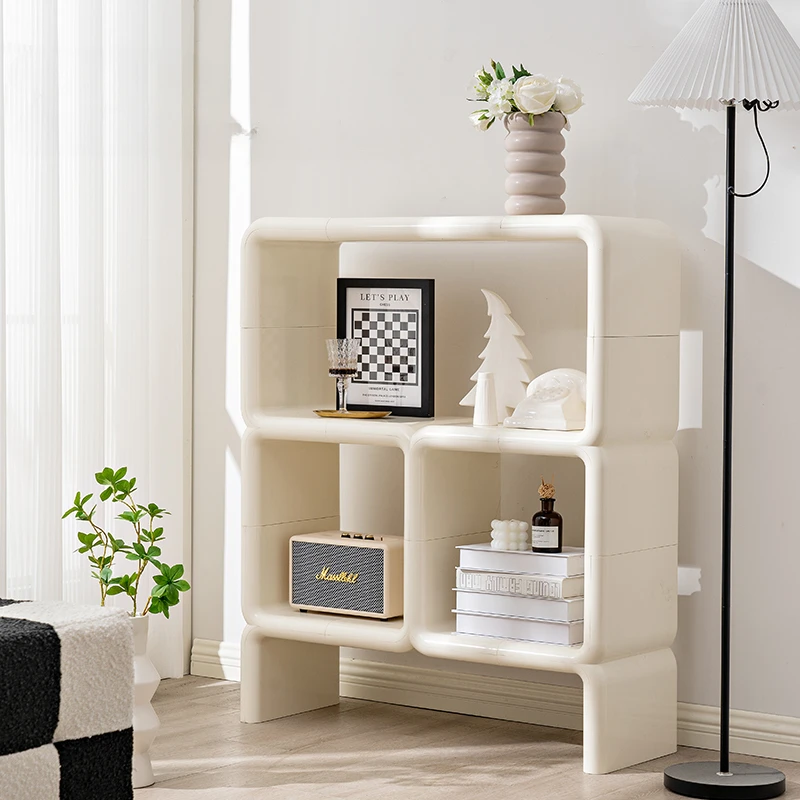 Modern White Bookshelf Items Living Room Indoor Items Minimalist Bedroom Magazine Rack Display Estanteria Salon Nordic Furniture