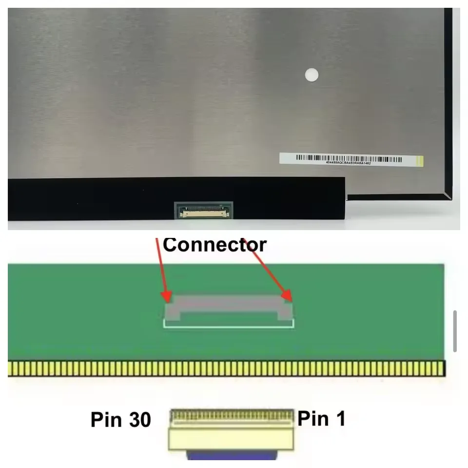 17.3 inch Laptop LCD Screen NV173FHM-N4L 60HZ 100%Color Gamut Display Panel Matrix 1920*1080 EDP 30 Pins