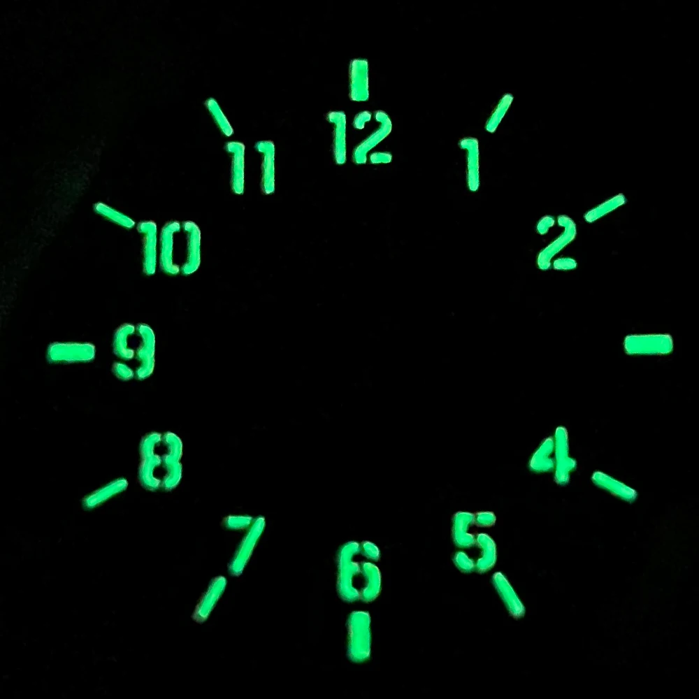 34mm dial White Blue Green Brown watch dial Green Luminous Fit NH35  NH35A  Movemt