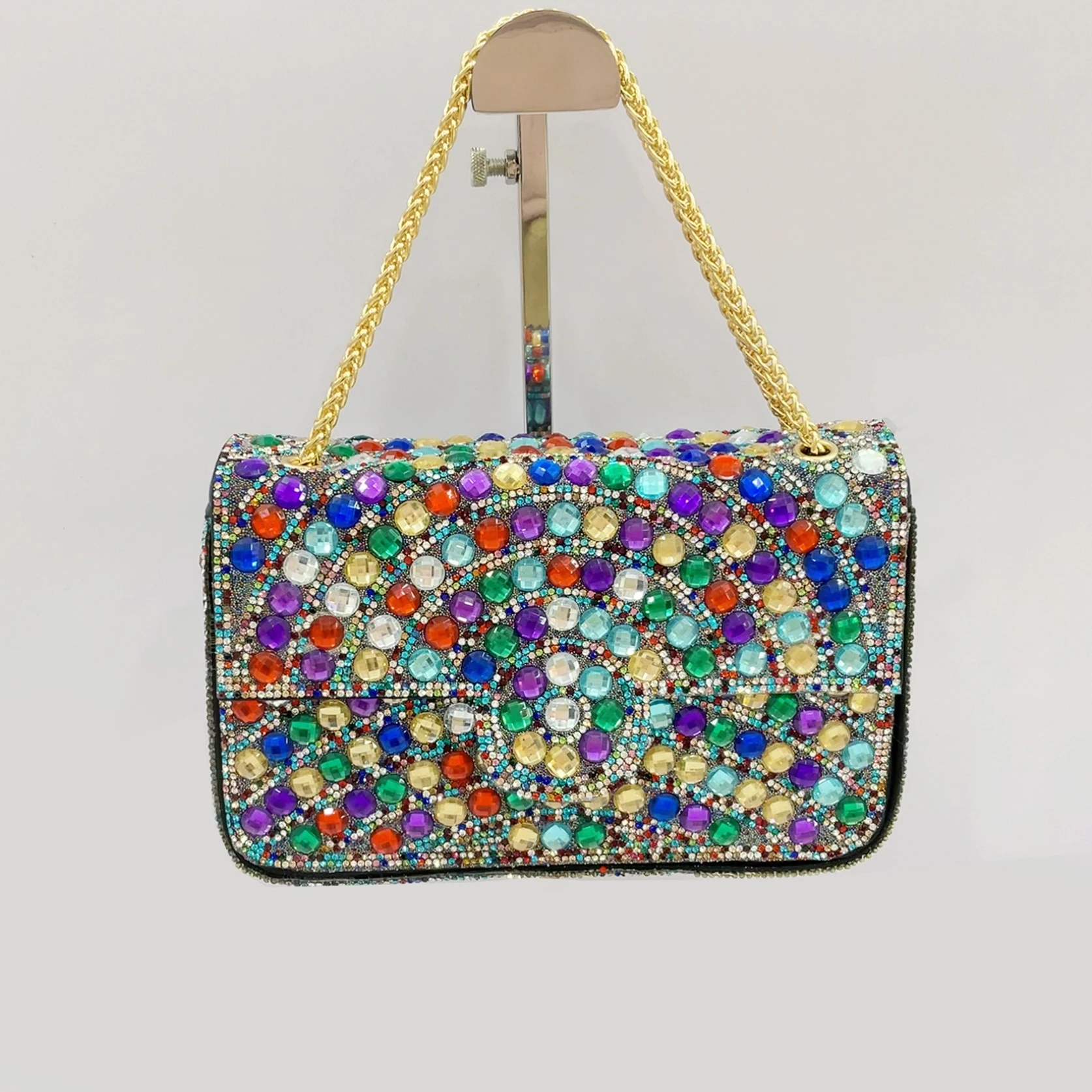 Personalised Design Full Diamond Bag Clutch Bag Fashion Handbags Hot Selling Party Bag Rhinestone Decoration Banquet Bag