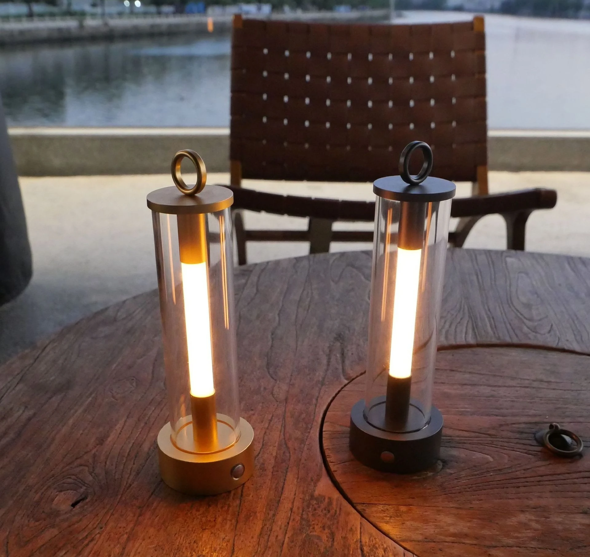 Candeeiro de mesa ao ar livre acampamento noite lâmpada decorativa mesa jantar bar restaurante bar luz ambiente