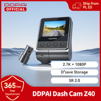 DDPAI Z40 Dual Dash Cam Car Camera Recorder Sony IMX335 1944P HD Video GPS Tracking 360 Rotation Wifi DVR 24H Parking Protector
