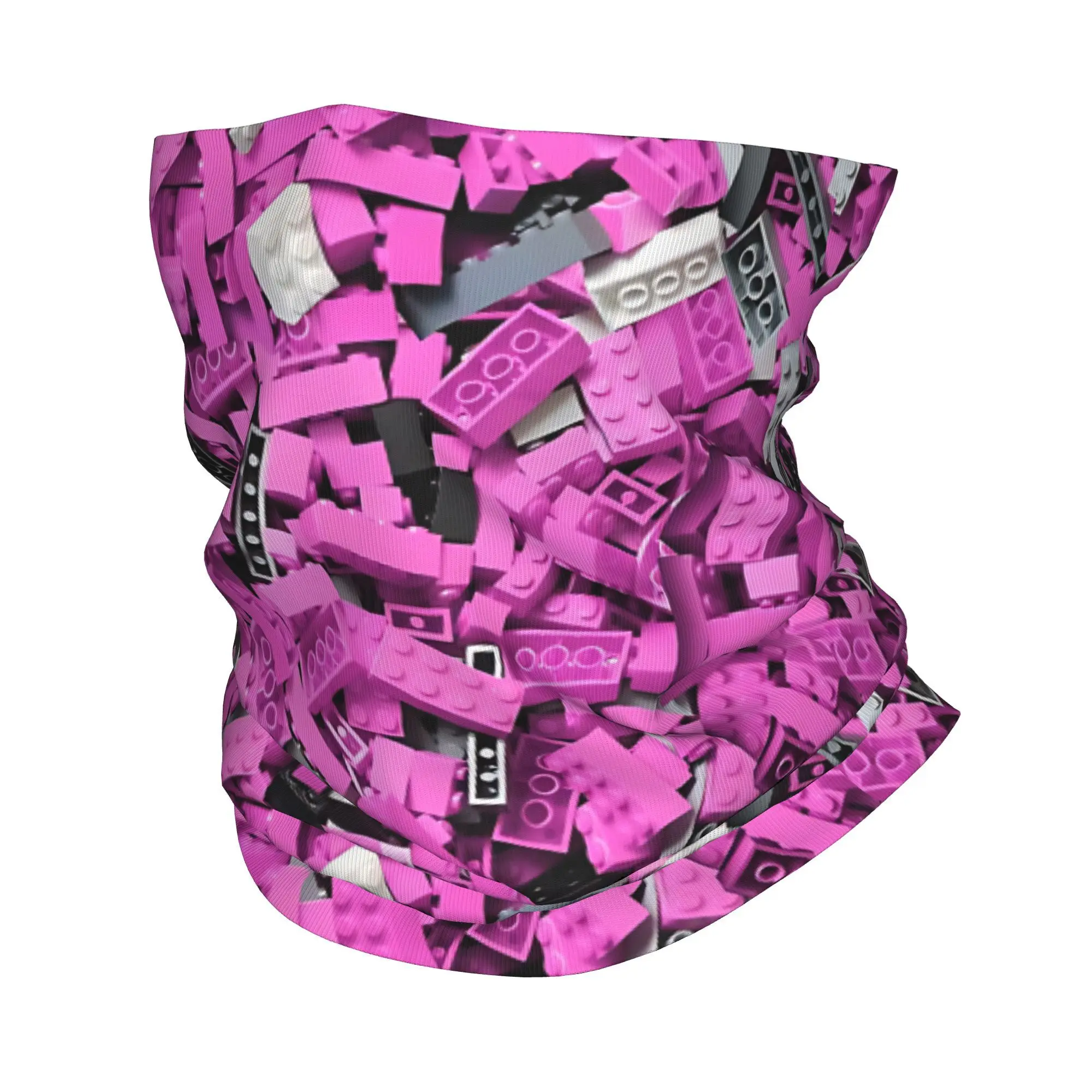 

Нагрузки кирпичей, розовые строительные блоки, бандана, чехол на шею, волшебный шарф, многофункциональная Балаклава для верховой езды, дышащая унисекс для взрослых