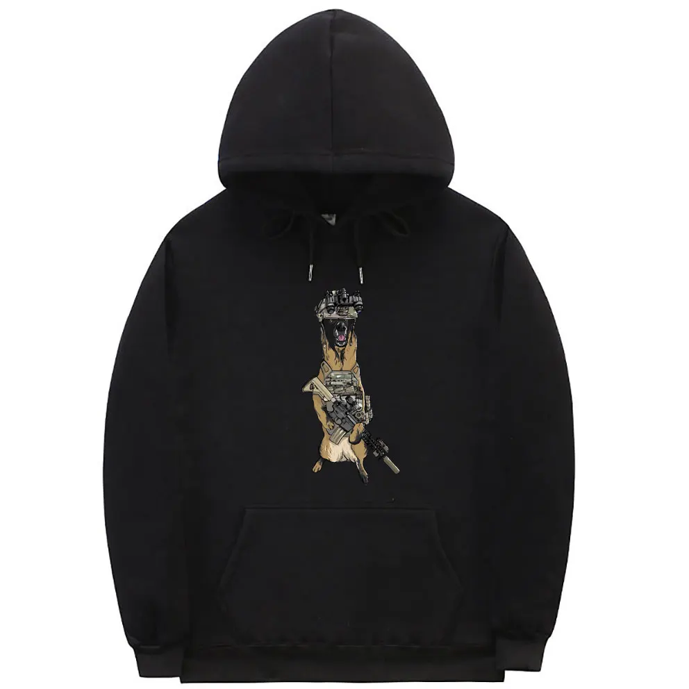 

Funny Task Force Doomer Westeland Kooks Military Dog Print Hoodie Men Women Fahsion Casual Sweatshirt Male Fleece Cotton Hoodies