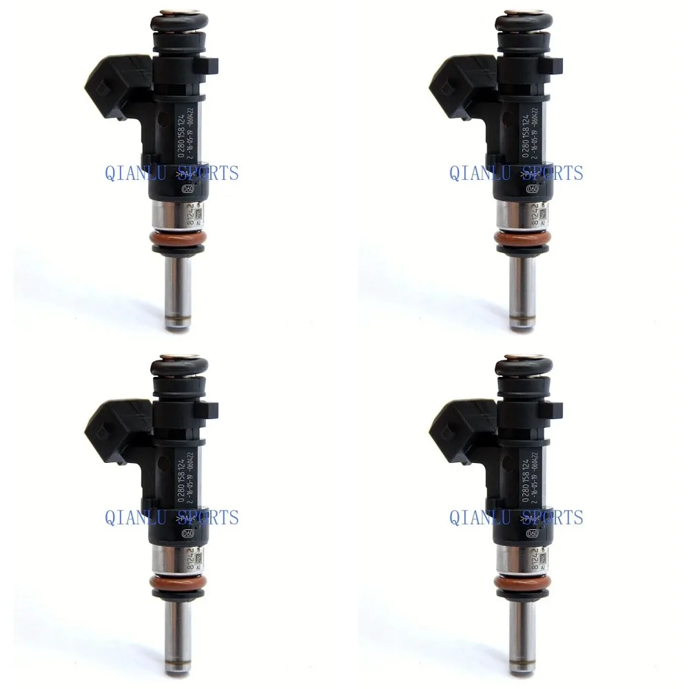

4PCS 0280158124 FUEL INJECTOR FOR VAUXHALL CORSA D ASTRA H VXR 1.6T A16LER 390 06-14