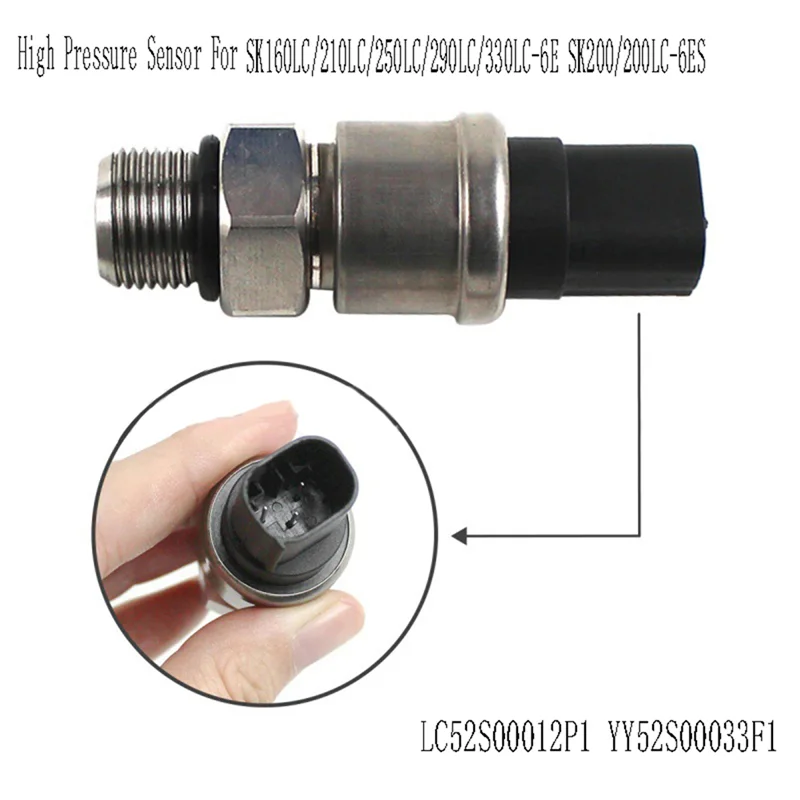 Top Verkauf LC52S00012P1 Hochdruck Sensor Für Kobelco SK160LC/210LC/250LC/290LC/330LC-6E SK200/200LC-6ES YY52S00033F1