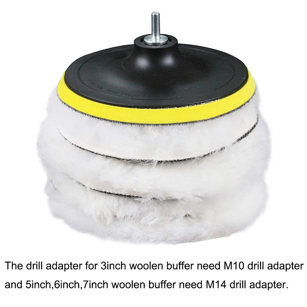 5PCS/Set 5inch Car Polishing Waxing Buffing Wheel Pad Car Polisher Kit for Auto Car Paint Care Car-styling