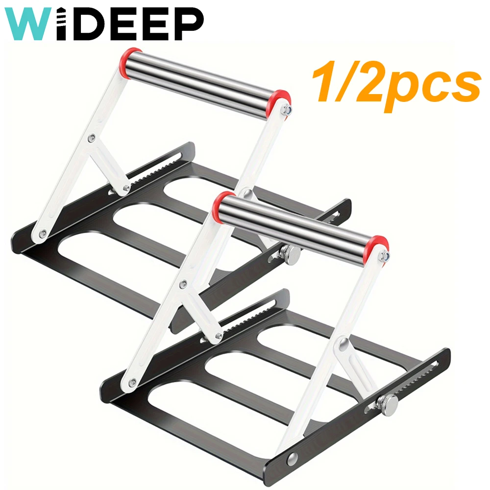 

1/2pcs 55-135mm Multifunctional Cutting Machine Material Rack Height Adjustable Tripod Auxiliary Support Bracket