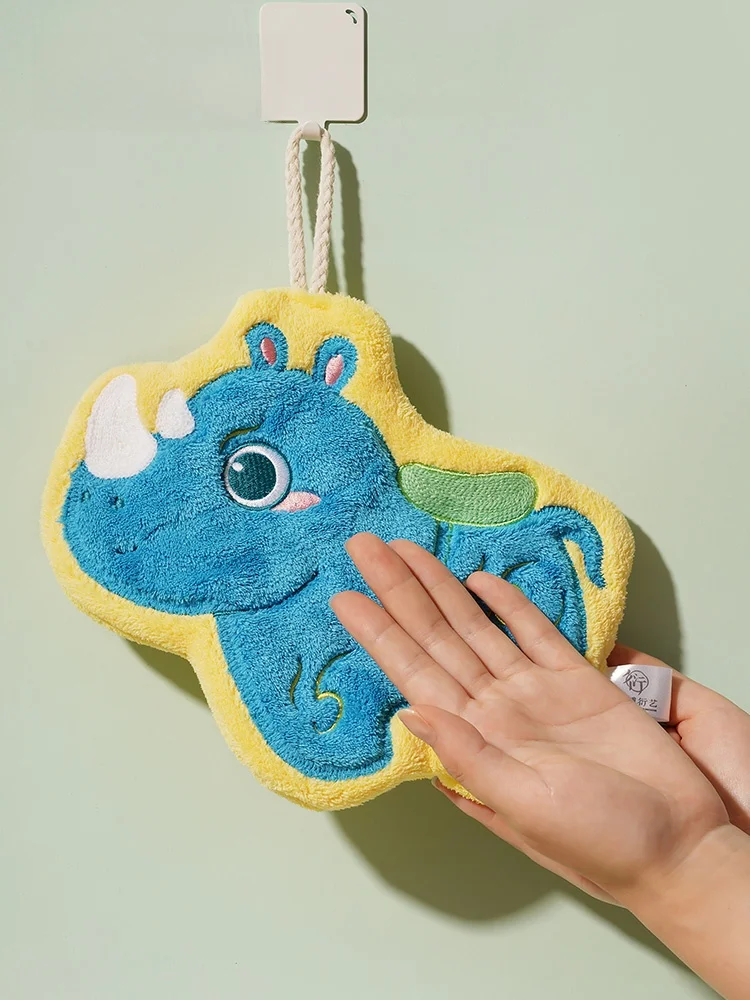Creative Cartoon National Treasure Soft Absorbent Hand Towel Cute Style Children's Gift Museum Quality Polyester Fiber