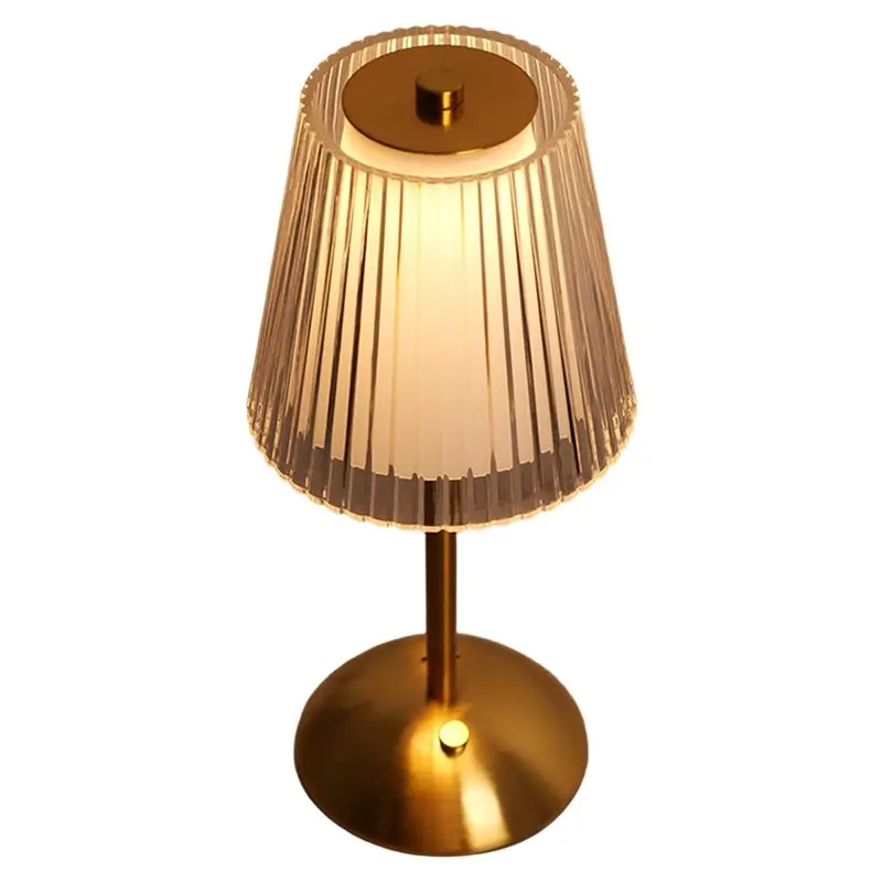 

ABKO-сенсорный датчик из сплава, светодиодная настольная лампа, перезаряжаемая настольная лампа, 3 цвета, регулируемый прикроватный светильник, декоративные лампы, ресторан Hote