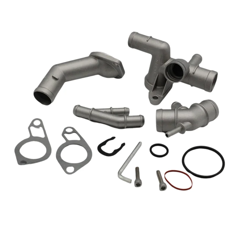 

AM-Car Thermostat Water Pipe For VW Golf Mk4 Jetta 1.8T 2000-2005 Engine Coolant Flange Hose Connector Kits