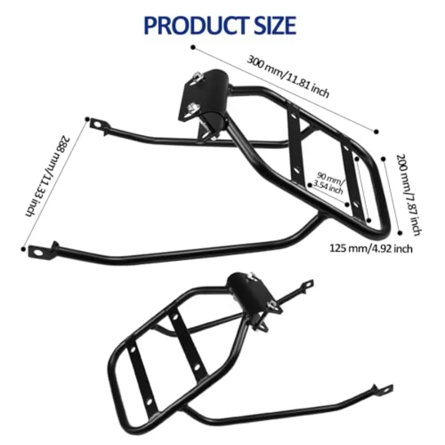 رف أمتعة الدراجة النارية الخلفي تخزين جولة حزمة جبل لهوندا زومر Ruckus NPS50 تصميم متين من سبائك الألومنيوم مع Waterproo