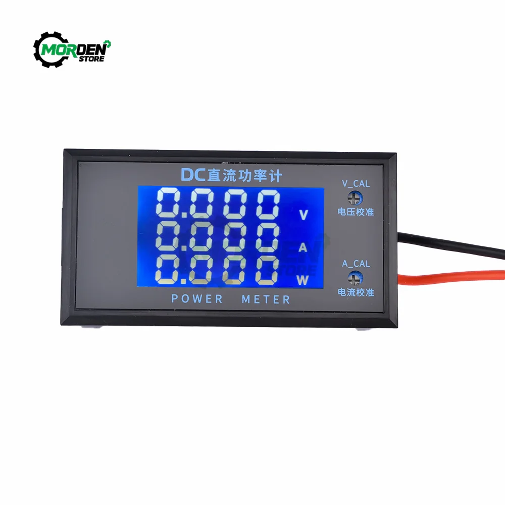 LCD Digital Voltmeter Ammeter Wattmeter Voltage Current Power Meter Volt Detector Tester Monitor DC 0-500V 0-5000W