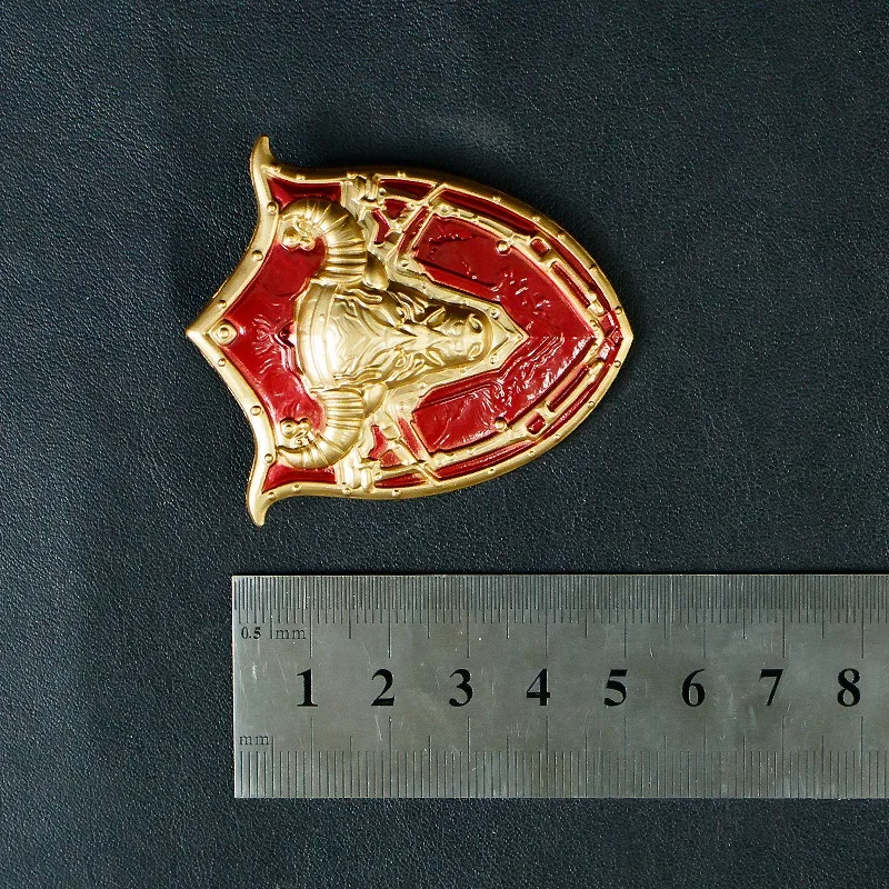 6 cm Divine Bull Shield Legering Anime Model Ambachten Desktop Decoratie Spel Randapparatuur Collectie Prachtige Festival Geschenken Speelgoed Kid