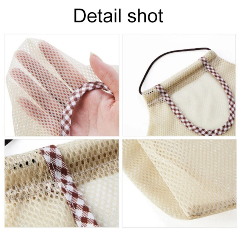 Kitchen Bag Fruit Vegetables Mesh Storage Basket Hanging Shopping Bag Reusable Large Capacity Folding Net String Organizer Bags