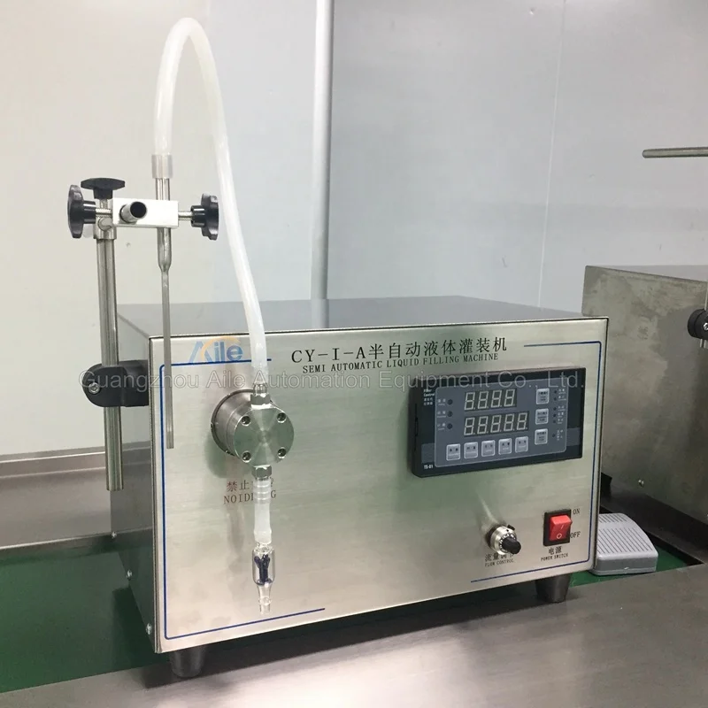 Semi Automatic Electric 2 Heads Stainless Steel Gear Pump Oil & Chemical Filling Machine High Capacity
