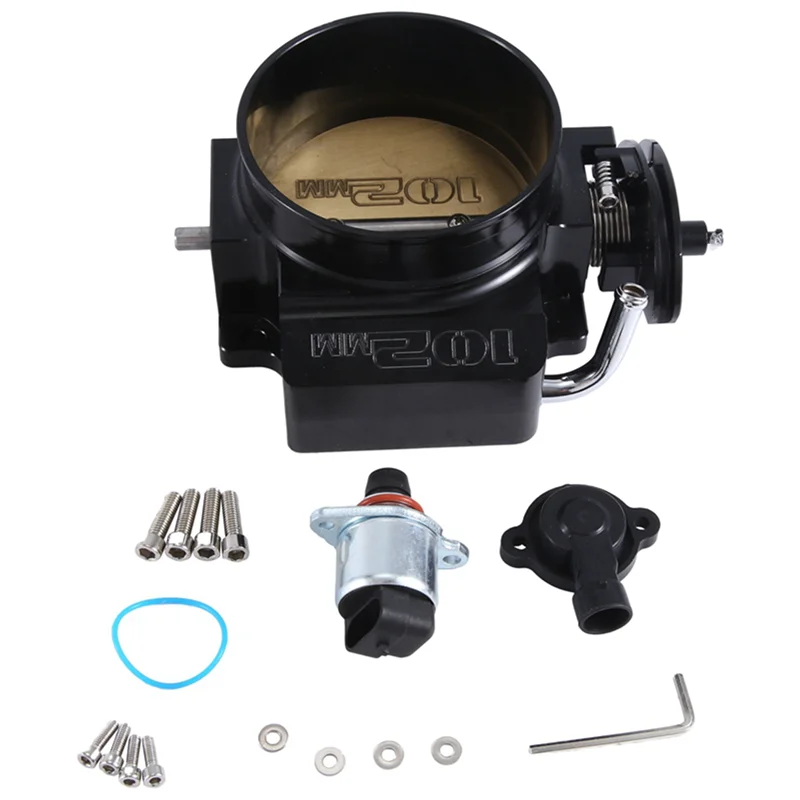 Bagian Modifikasi 102Mm Bagian Pengganti Katup IAC Sensor TSP Badan Throttle Intake Manifold Cocok untuk LS1 LS2 LS3 LS6 LSX,10