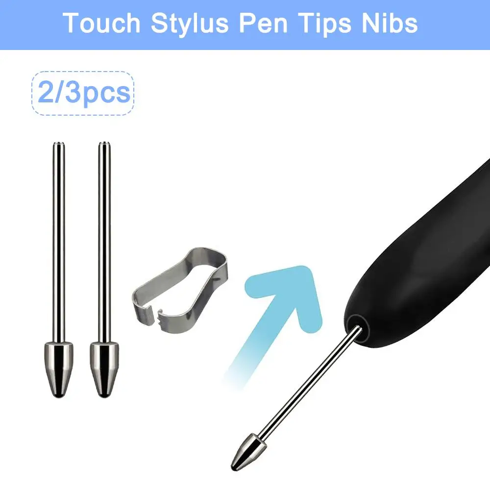 Wear Resistant Tablet Lápis Nib, Substituição Stylus Dica, Liga de Titânio Prata, Samsung Galaxy Tab S6, S7, S8, S9, S23