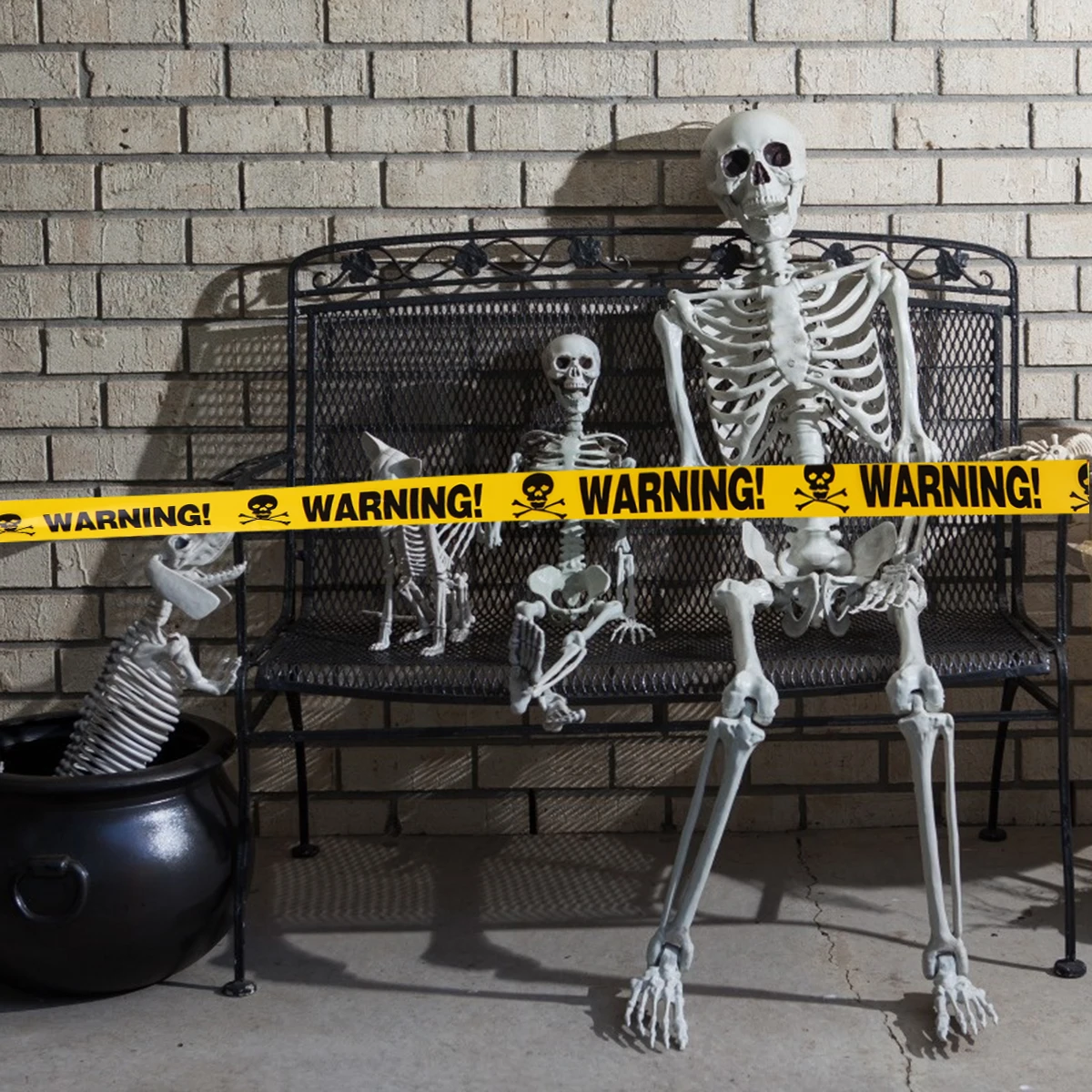 

2Pcs Halloween PE Cordon Isolation Tape Warning Danger Line Party Supplies Construction Decor Weatherproof BrightHaunted House