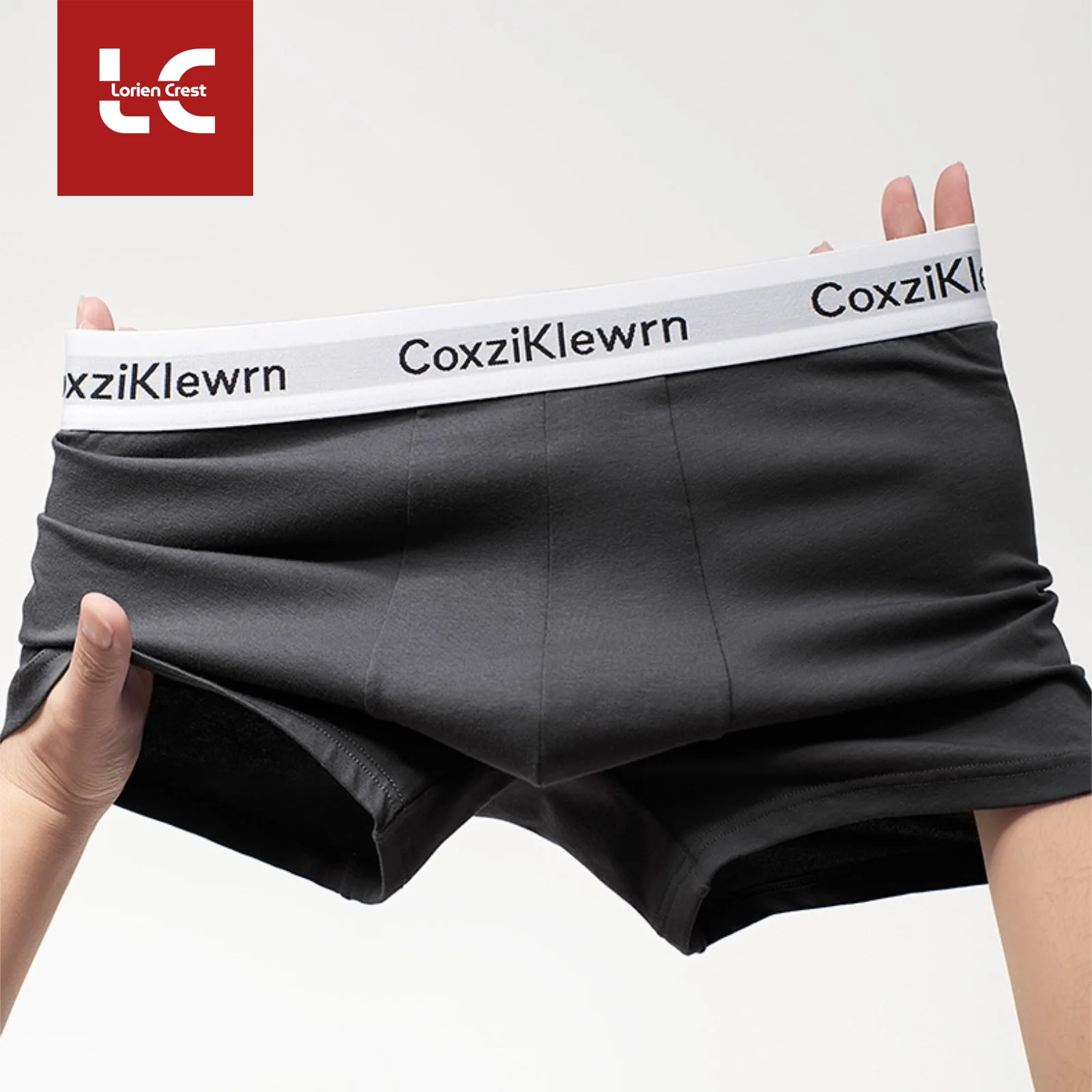 New Men's Underwear Pure Cotton Soft Breathable Fashion Solid Color U Convex Comfortable boxer for male