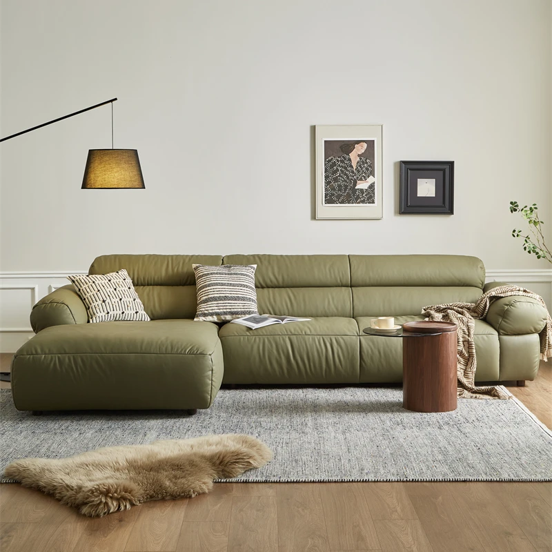 

-aa Modern Design Corner Couch Sofa Set L Shape Sectional Sofa Leather Living Room Sofas