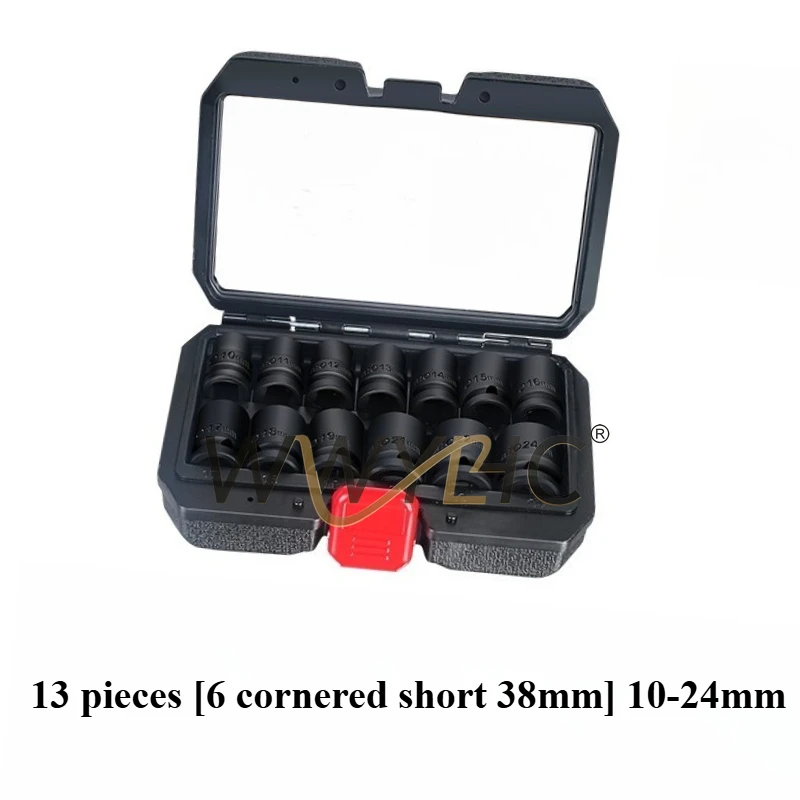 

Подходит для электрического гаечного ключа, полный набор удлиненной шестигранной головки, головка с втулкой 17 мм, комбинированный набор Dafei для авто